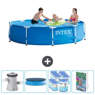 Intex Piscina Con Estructura Redonda - 305x76 Cm - 7-piezas Scb111