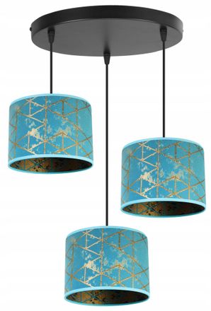 OEM L&aacute;mpara Colgante, L&aacute;mpara De Techo, Pantalla, Patr&oacute;n Dorado