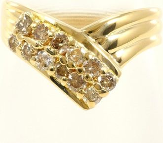 C&A Yellow Gold Yellow Gold (18K) Band Ring (Pre-Owned)