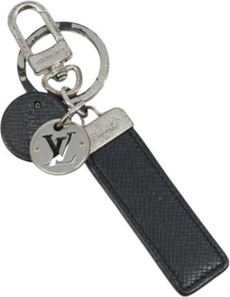 Louis Vuitton Pre-owned Metalen Sleutelhanger Charm - Dames - Vintage Accessoires - Grijs - ONE Size - Vintage