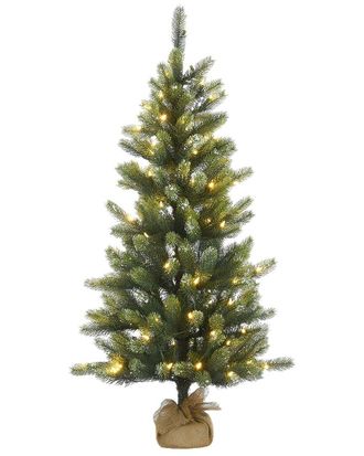 National Tree Company 4.5Ft Trinity Spruce Tree With Led Lights