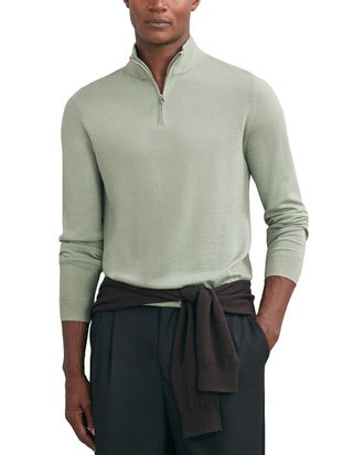 Reiss Blackhall Half Zip Fun Wool Sweater