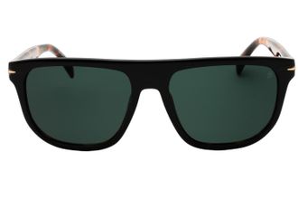 David Beckham Rectangular Tortoiseshell Sunglasses - Black