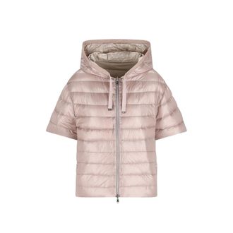 Herno Hooded Short-sleeve Coat