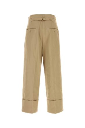Thom Browne Mtc232af0175 250 Khaki Cotton Lining: Cupro Pantaloni Trousers