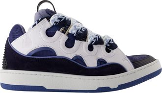 Lanvin Curb Sneakers - Lanvin - Synthetic - Black/Blue