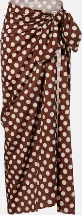 Faithfull The Brand Lomas polka-dot cotton beach cover-up