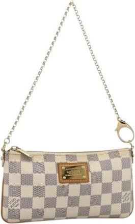 Louis Vuitton Pre-owned Mini Bags, female, White, Size: ONE SIZE Pre-owned Accessory Pouch