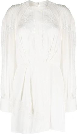 Iro Beige Modal Midi Jurk - Dames - Korte kleedjes - Beige - S - Kleedjes