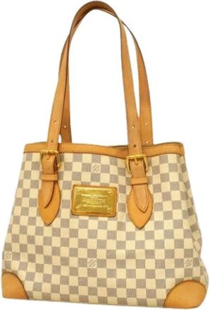 Louis Vuitton Pre-owned Tote Bags, female, White, Size: ONE SIZE Pre-owned Vintage Tote Bag