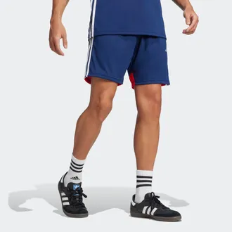 adidas Trainingsshorts ADIDAS PERFORMANCE TIRO ES SHO, Damen, Gr. XXL, N-Gr, blau (team navy blau, rot), Obermaterial: 100% Polyester, Hosen Trainingsshorts