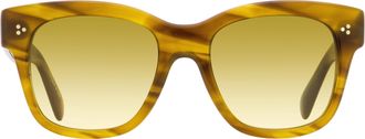 Oliver Peoples OV5442S Oversized Square Sunglasses - Yellow