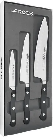 Arcos Juego De 3 Cuchillos De Cocina De Acero Inoxidable - 805900 - Arcos