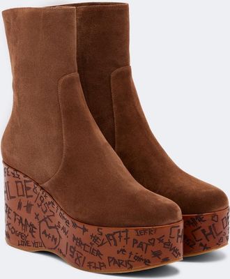 Chlo&eacute; Chlo&eacute; Stivali Maxime in suede
