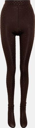 Alex Perry Rane embellished jersey tights