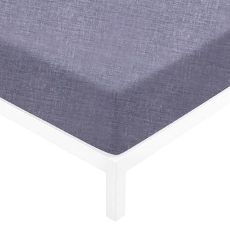 KASANOVA Lenzuolo con angoli matrimoniale melange blu