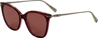 Longchamp Womens 55mm Striped Red LO757S-607