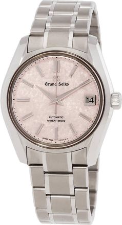 Grand Seiko Heritage Sakura-Kakushi Automatic Pink Dial Watch SBGH341G