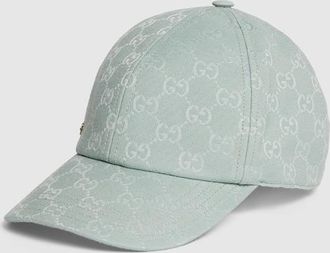 Gucci GG Canvas Baseball Hat, Grey, GG Canvas