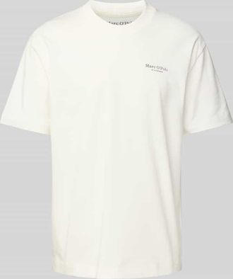 Marc O'Polo Relaxed Fit T-Shirt aus reiner Baumwolle in Offwhite, Größe XXXL