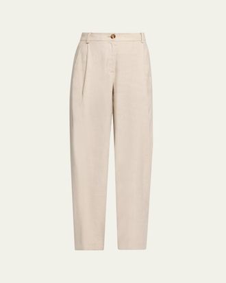 Toccin Elowen Pleated Pants with Ankle Ties