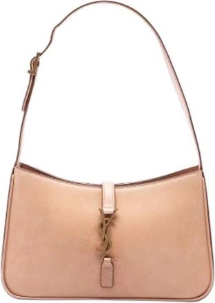 Saint Laurent Pre-owned Le 5 a 7 Schoudertas - Dames - Vintage Schoudertas - Beige - ONE Size - Leer - Vintage