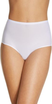 Chantelle Soft Stretch High Waist Briefs in White at Nordstrom