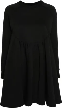 Ioana Ciolacu Calypso sweatshirt dress - women - Cotton/Polyester - L - Black