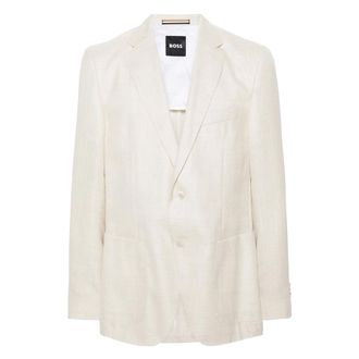 HUGO BOSS Uomo, Giacche, Beige, XL, new