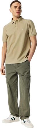 Jack Wills Klassiek poloshirt voor heren met geborduurd logo (Pistachio)