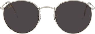 Ray-Ban Round Metal Legend Gold Dark Grey Round Unisex Sunglasses RB3447 9198B1 53
