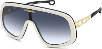 Carrera Blue Shaded Shield Mens Sunglasses FLAGLAB 17 0B4E/08 99