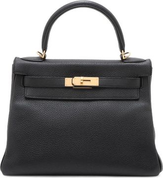 Herm&egrave;s Pre-owned Hermes Special Order Clemence Verso Kelly II Retourne 28 Ladies A