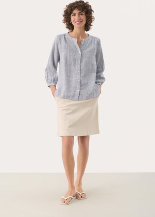 Part Two Overhemd met lang mouwen Regular fit Oceana Stripe blue white