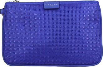 Ga&euml;lle Paris Satijnen Tas - Dames - Clutches - Blauw - ONE Size - Satijn - Tassen