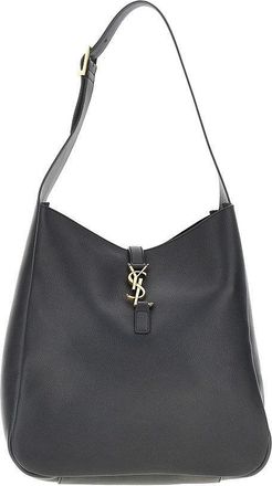 Saint Laurent Large Le 5 &agrave; 7 grained leather bag Woman One Size