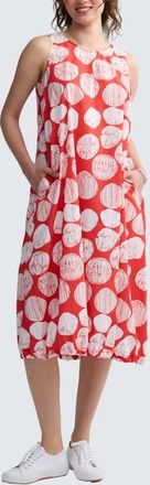 Luukaa D'Celli Selenea Printed Balloon Dress in Mandarin Print at Nordstrom, Size 18