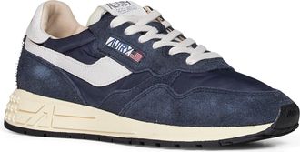 Autry Mens Sneakers Reelwind Low White Nylon Trainers
