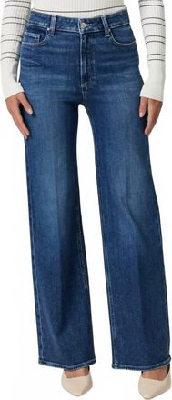Paige Anessa Wide Leg Jeans In Aerial