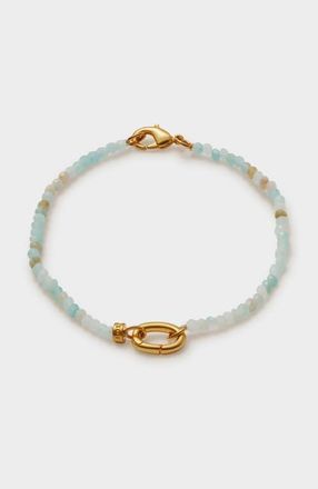 Katie Loxton Amazonite Bracelet in Gold at Nordstrom, Size 7