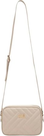 Roberto Cavalli Tassen, Dames, Beige, ONE Size, Polyester, Gewatteerde Logotas