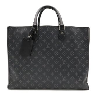 Louis Vuitton Black Gray Monogram Eclipse Monogram Eclipse Handbag Pouch Tote Bag (Pre-Owned)