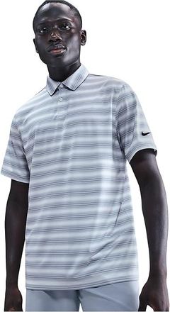 Nike Dri-FIT Good Polo Short Sleeve Stripe Mens Clothing White/White/Black : 2XL, Elastane/Polyester