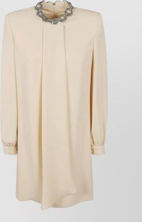 Valentino Garavani silk embroidered mini dress
