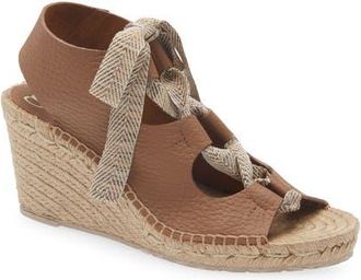 Pedro Garcia Otelia Wedge Sandal in Saddle Cervo at Nordstrom, Size 7.5Us