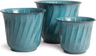 Napa Home & Garden Leilani Pots, Set of 3 in Blue at Nordstrom