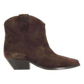 Isabel Marant Dewina Ankle Boot - female - Isabel Marant - Cowboy & Biker Boots - Brown - 7 UK - Shoes