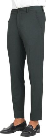Selected Pantalone - Heren - Nette broeken - Groen - 4XL - Polyester - Broeken