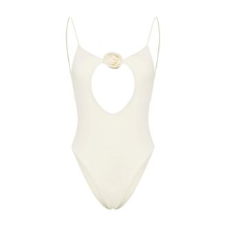 La Reveche Badmode, Dames, Beige, M, Ivory Badpak