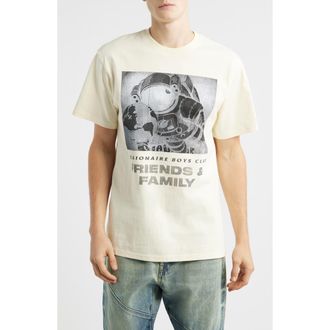 Billionaire Boys Club Friends & Family Cotton Graphic T-Shirt in Winter White at Nordstrom, Size Xx-Large R